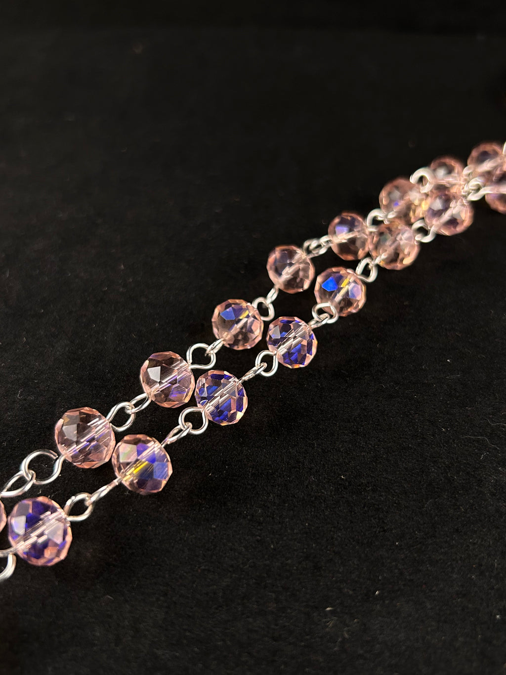 Siren (white, seashell pink, and silver)