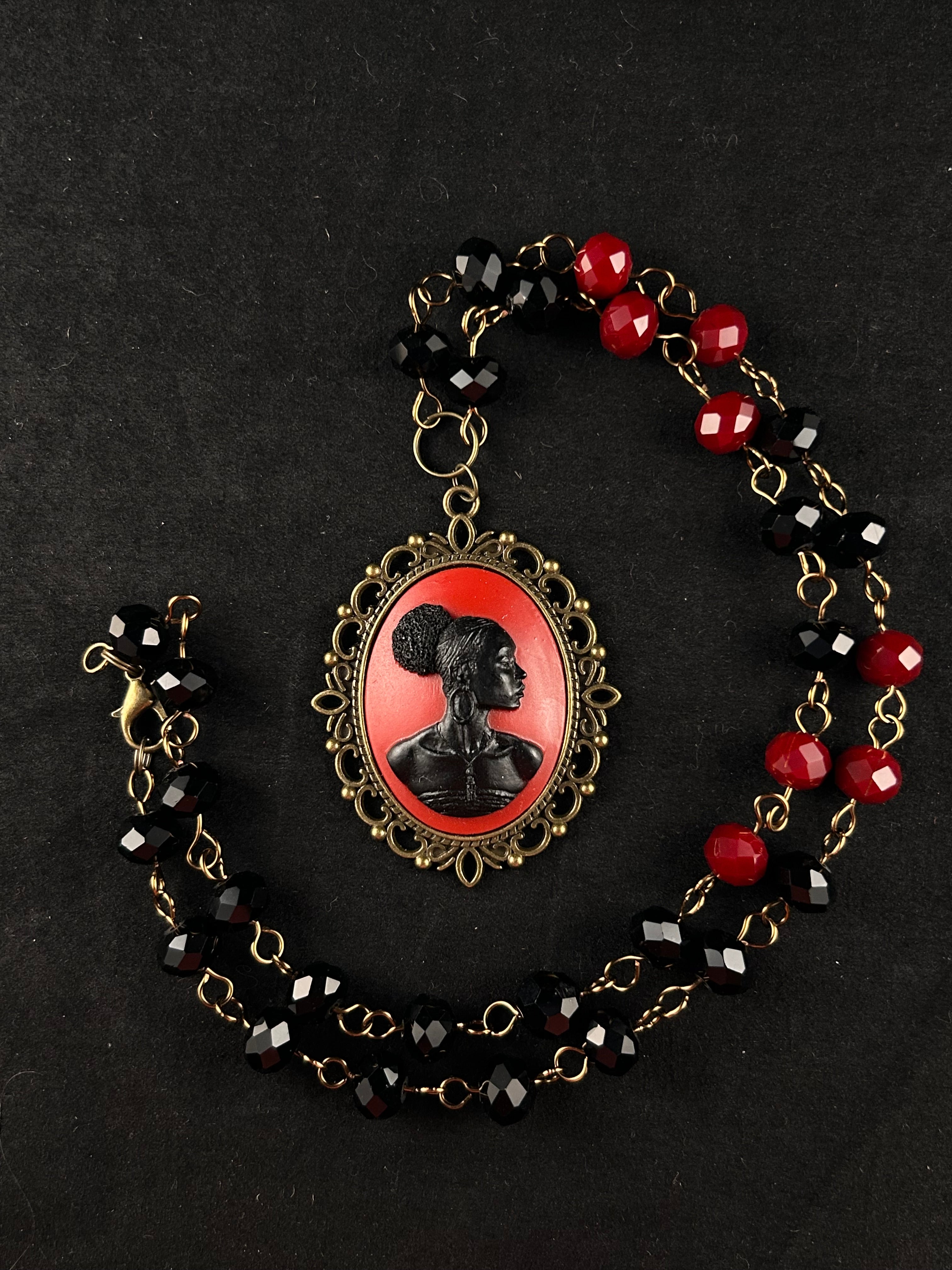 Andromeda (black, dark red, and bronze)