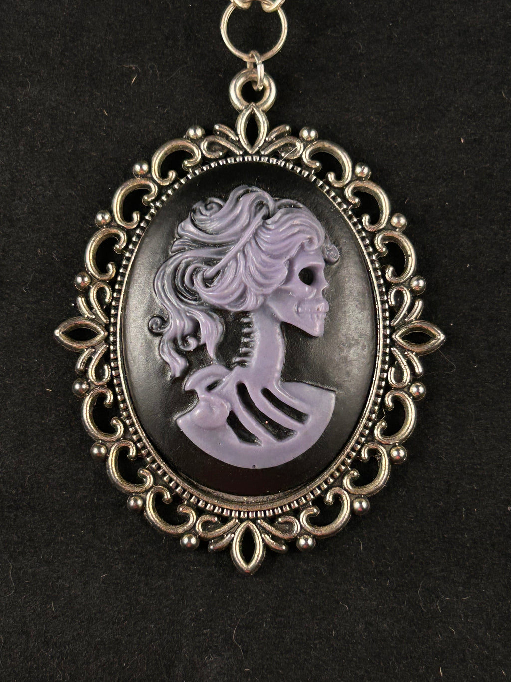 Persephone (purple, black, and silver)