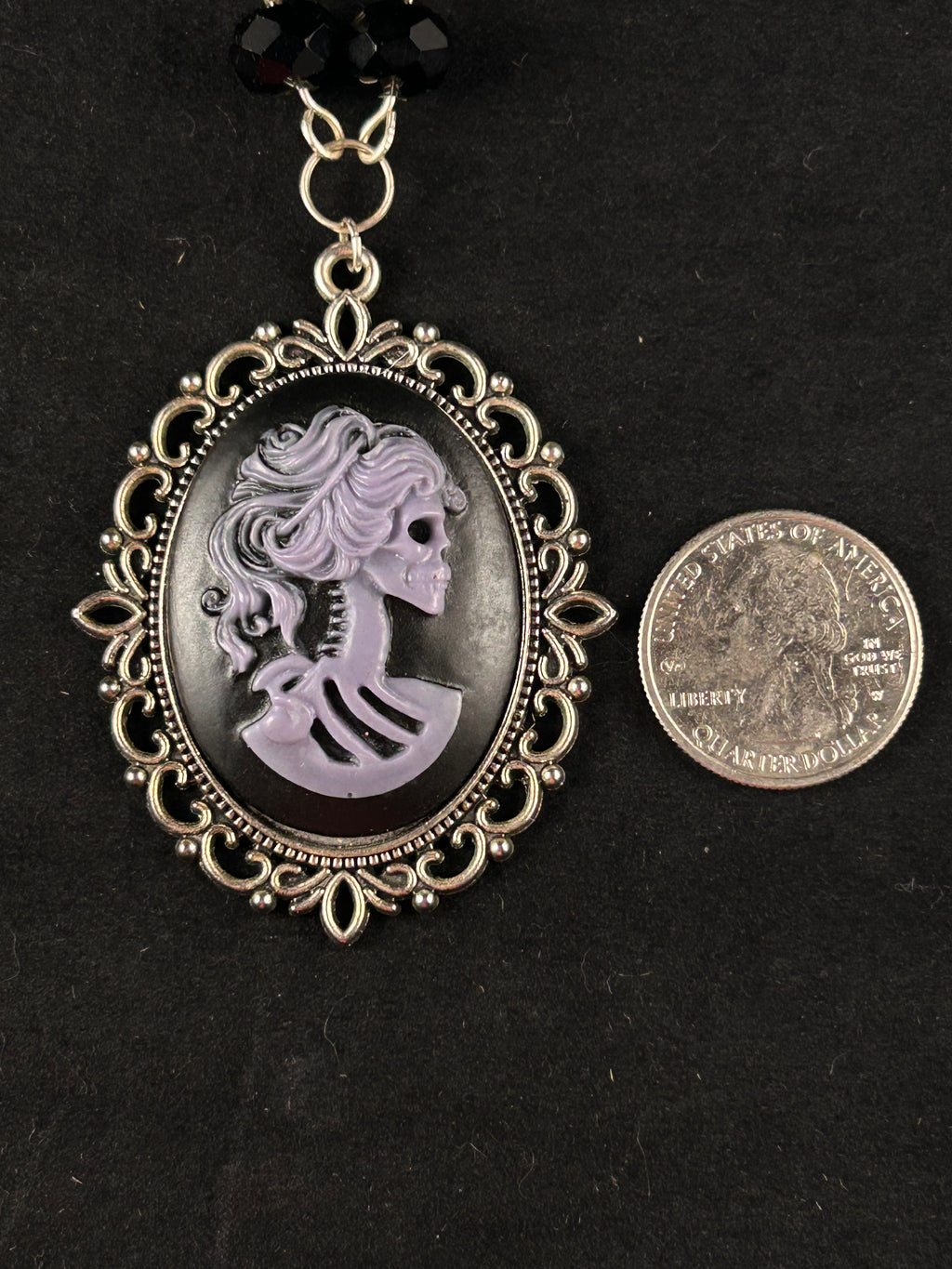 Persephone (purple, black, and silver)