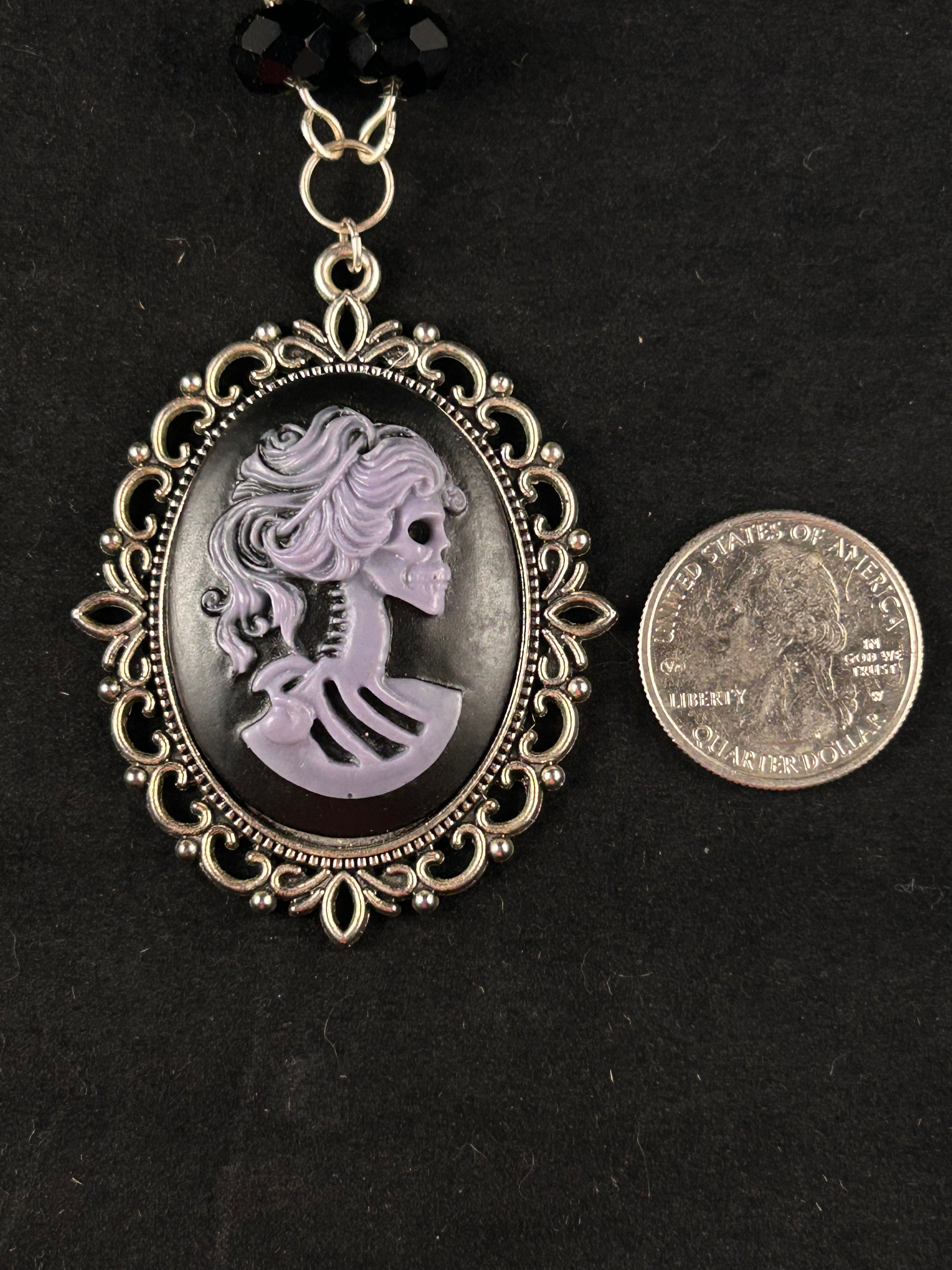 Persephone (purple, black, and silver)