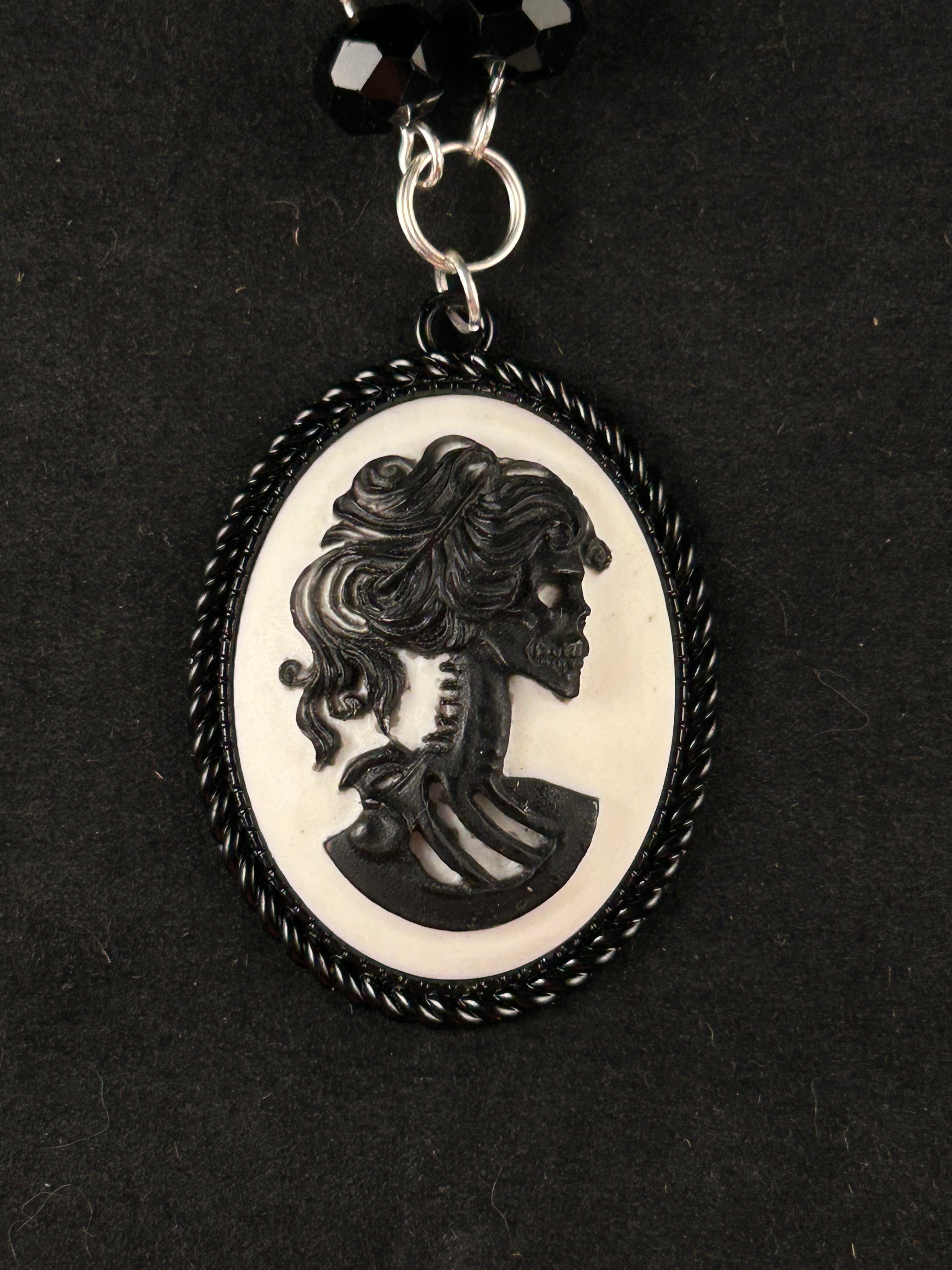Persephone (black, white, and silver)
