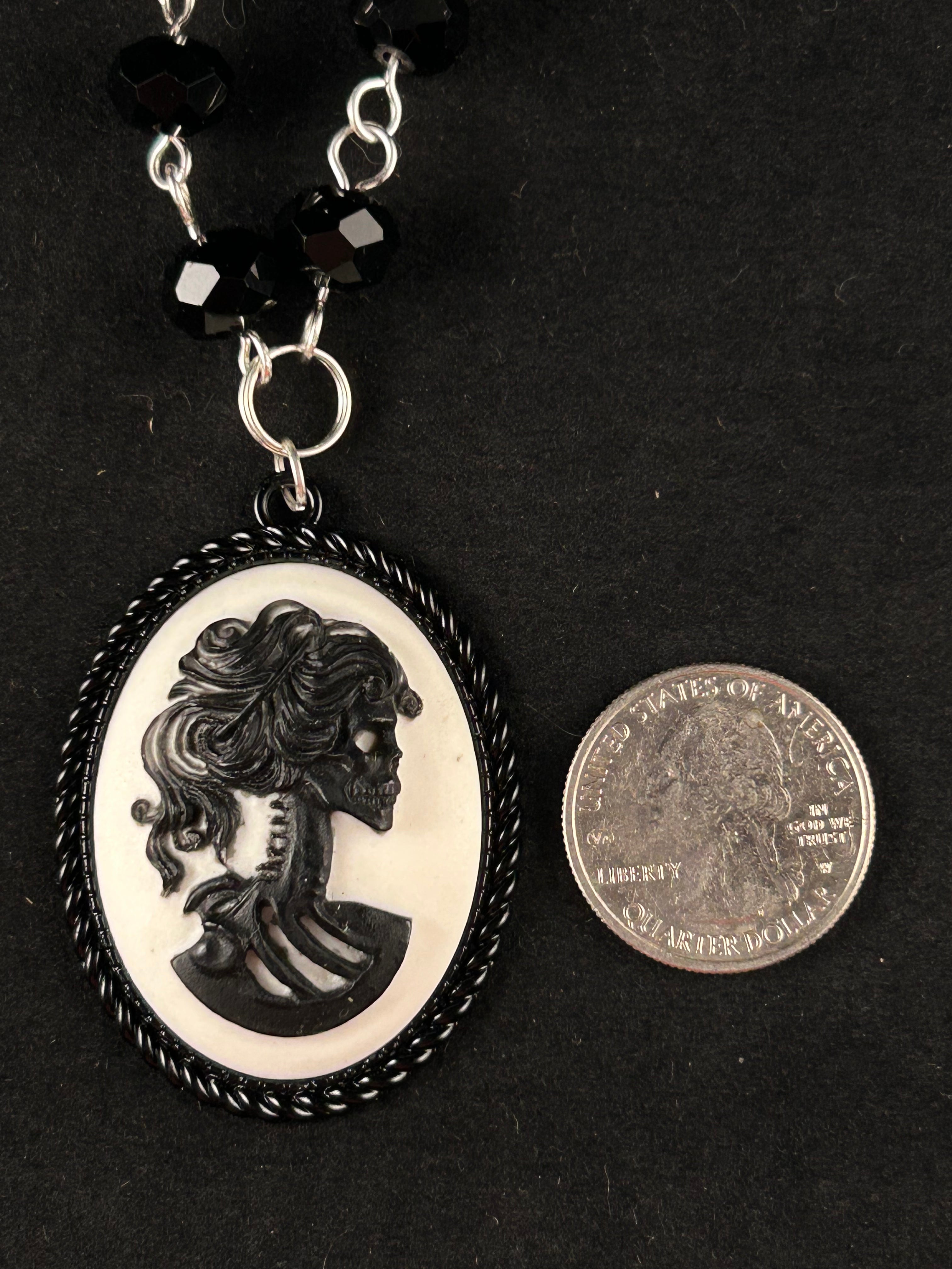 Persephone (black, white, and silver)