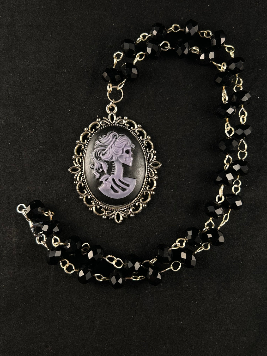 Persephone (purple, black, and silver)